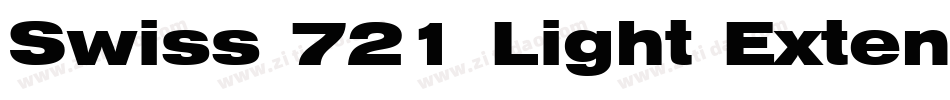 Swiss 721 Light Extended BT(1)字体转换